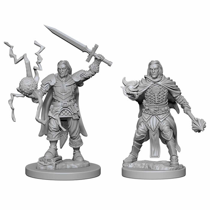 WZK72600 Human Male Cleric Pathfinder Battles Miniatures Unpainted Minis WizKids Main Image