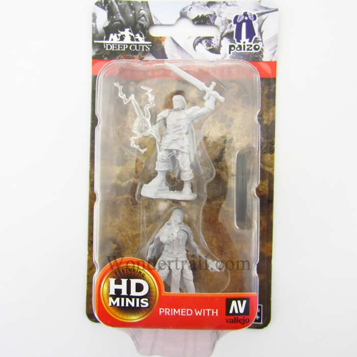 WZK72600 Human Male Cleric Pathfinder Battles Miniatures Unpainted Minis WizKids 2nd Image