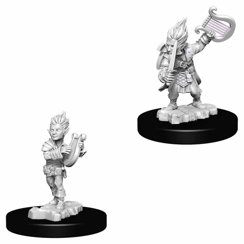 WZK73344 Gnome Male Bard Miniatures Pathfinder Battles Deep Cuts Main Image