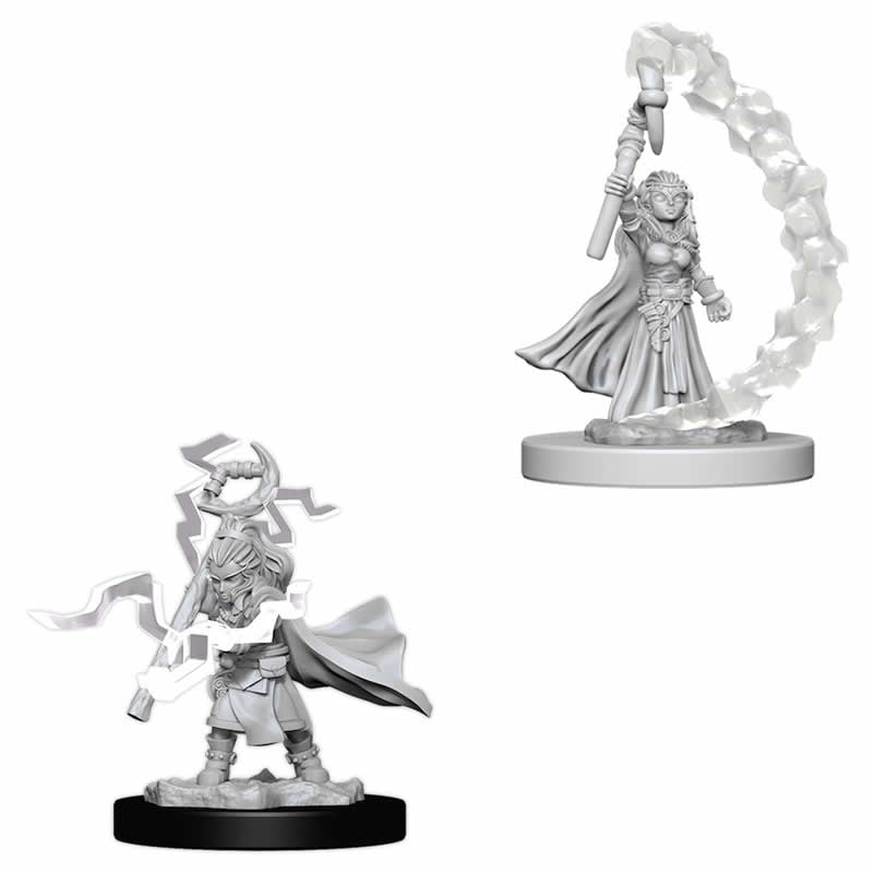 WZK73345 Gnome Female Sorcerer Miniatures Pathfinder Battles Deep Cuts Main Image