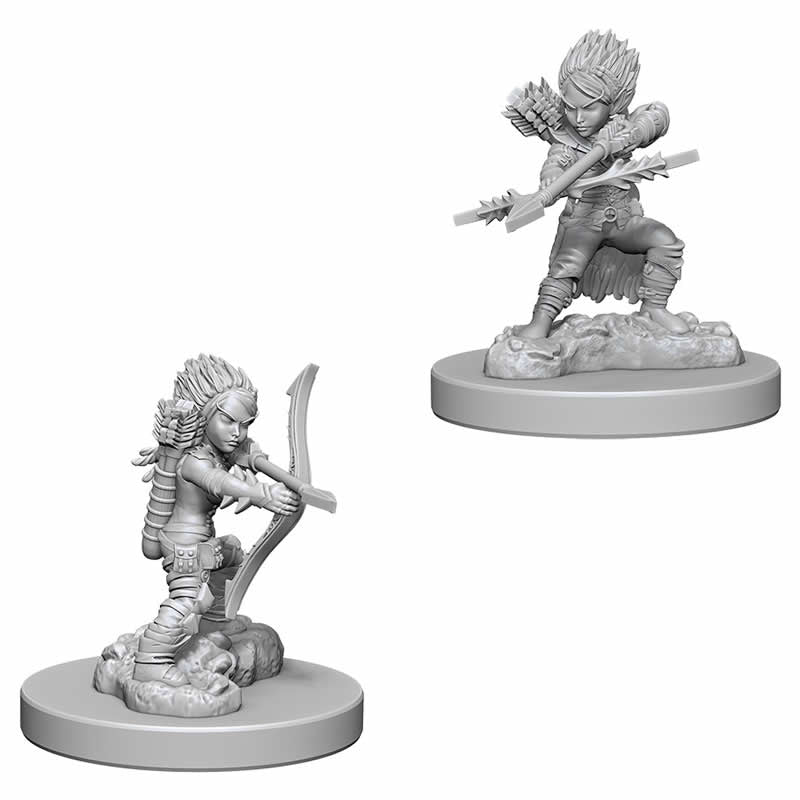 WZK73408 Female Gnome Rogue Pathfinder Battles Miniatures Unpainted Main Image