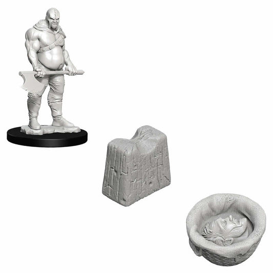 WZK73420 Executioner and Chopping Block Wizkids Deep Cuts Unpainted Main Image