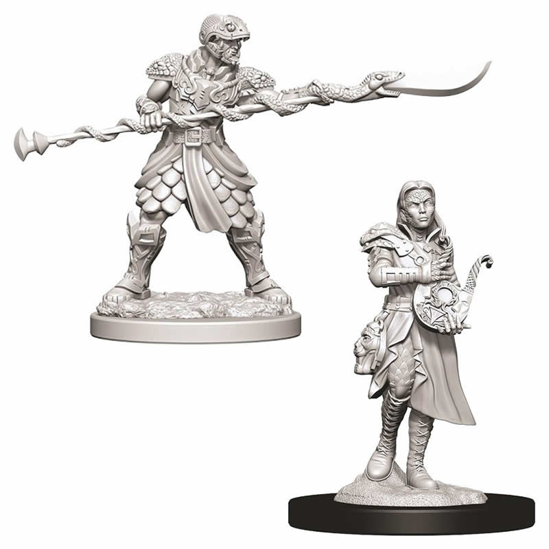 WZK73716 Yuan-ti Purebloods Nozurs Marvelous Miniatures D&D Unpainted Main Image