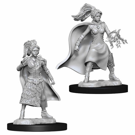 WZK73832 Female Human Sorcerer Nozurs Marvelous Miniatures D&D Unpainted Main Image