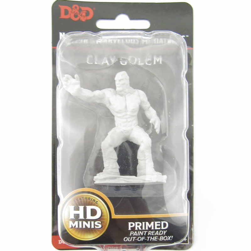 WZK73843 Clay Golem Nozurs Marvelous Miniatures D&D Unpainted Miniatures WizKids 2nd Image