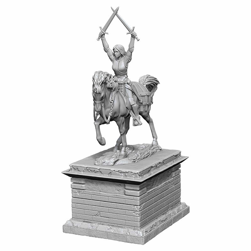 WZK73864 Heroic Statue Miniature Deep Cuts Unpainted Miniatures WizKids Main Image