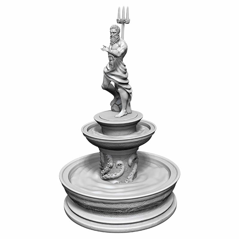 WZK73865 Fountain Miniature Deep Cuts Unpainted Miniatures WizKids Main Image