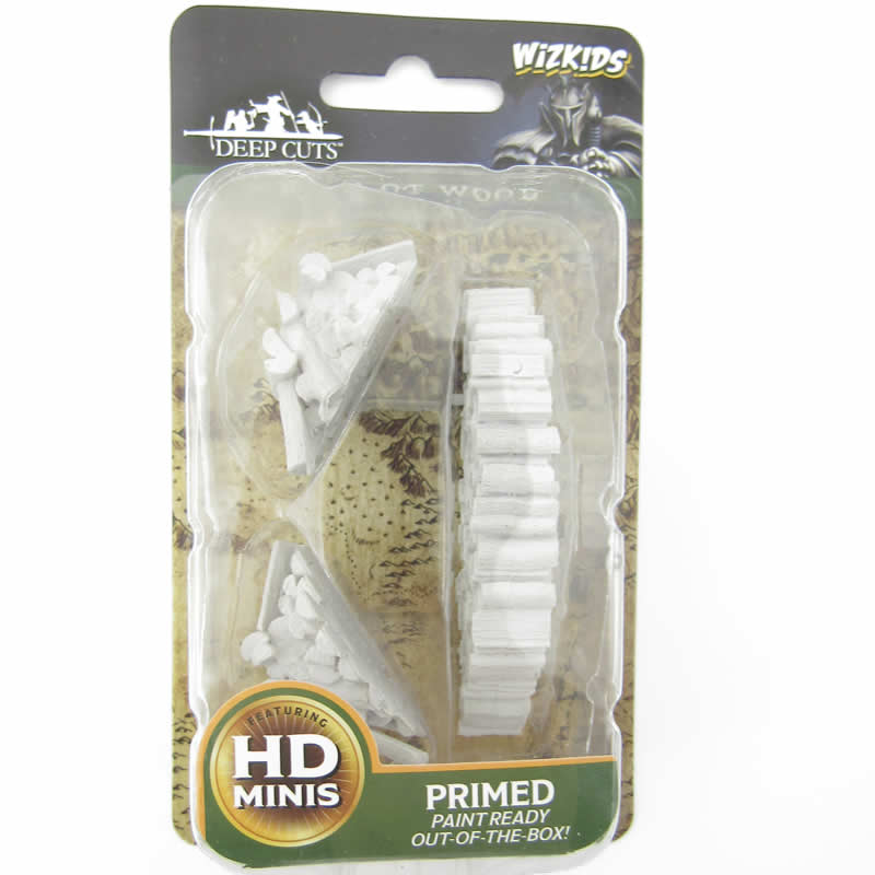 WZK73868 Piles Of Wood Miniature Deep Cuts Unpainted Miniatures WizKids 2nd Image