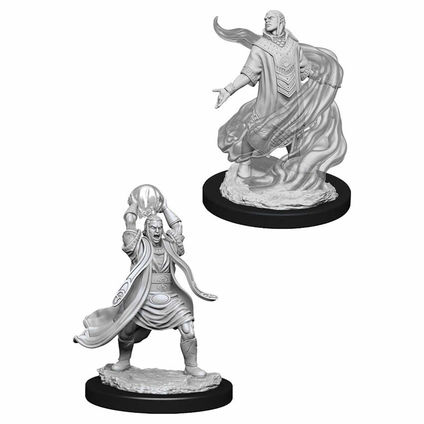 WZK90005 Male Elf Sorcerer Nozurs Marvelous Miniatures D&D Unpainted Main Image