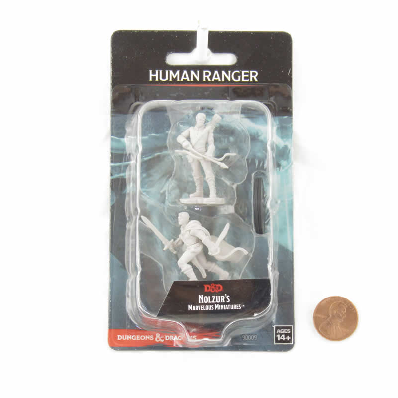 WZK90009 Male Human Ranger Nozurs Marvelous Miniatures D&D Unpainted Miniatures 2nd Image