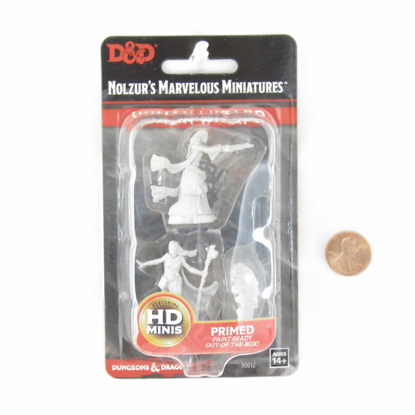 WZK90012 Female Human Wizard Nozurs Marvelous Miniatures D&D Unpainted 2nd Image