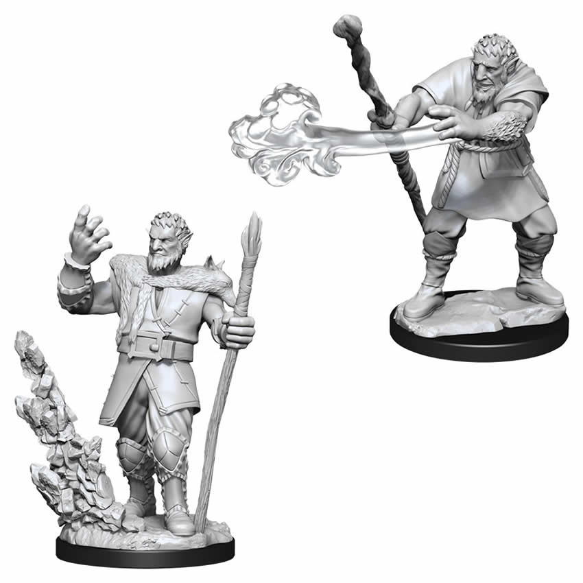 WZK90013 Male Firbolg Druid Nozurs Marvelous Miniatures D&D Unpainted Main Image