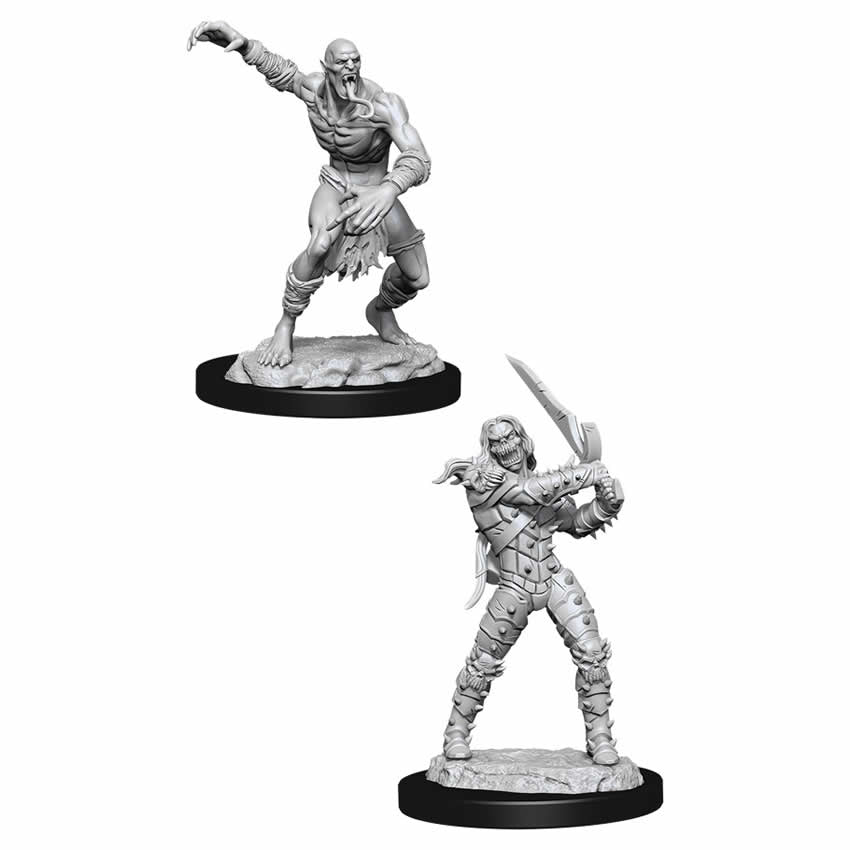 WZK90021 Wight and Ghast Nozurs Marvelous Miniatures D&D Unpainted Main Image