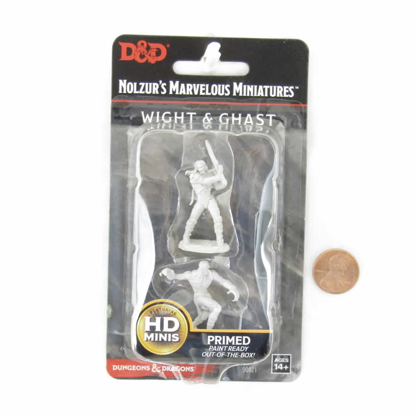 WZK90021 Wight and Ghast Nozurs Marvelous Miniatures D&D Unpainted 2nd Image