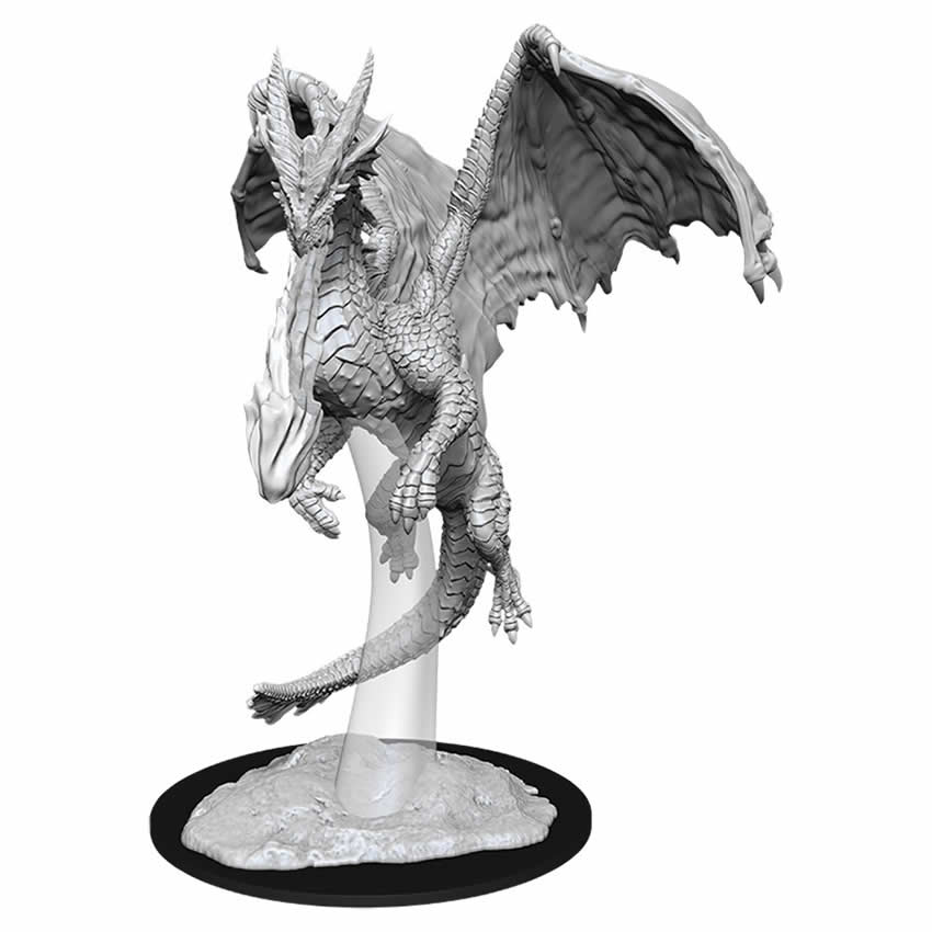 WZK90035 Young Red Dragon Nozurs Marvelous Miniatures D&D Unpainted Main Image