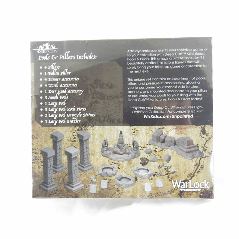 WZK90045 Pools and Pillars Miniature Accessories Deep Cuts Unpainted 3rd Image