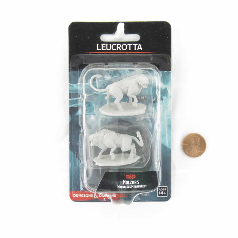 WZK90067 Leucrotta Monsters Nozurs Marvelous Miniatures D&D Unpainted Miniatures Main Image