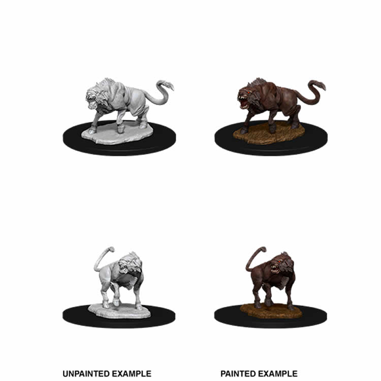 WZK90067 Leucrotta Monsters Nozurs Marvelous Miniatures D&D Unpainted Miniatures 2nd Image