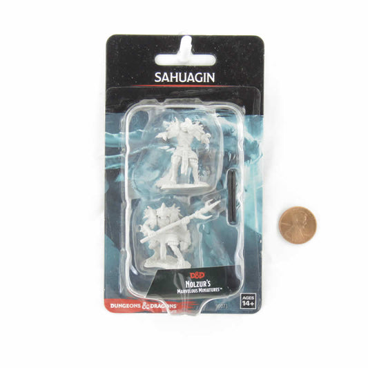 WZK90073 Sahuagin Monster Nozurs Marvelous Miniatures D&D Unpainted Miniatures Main Image