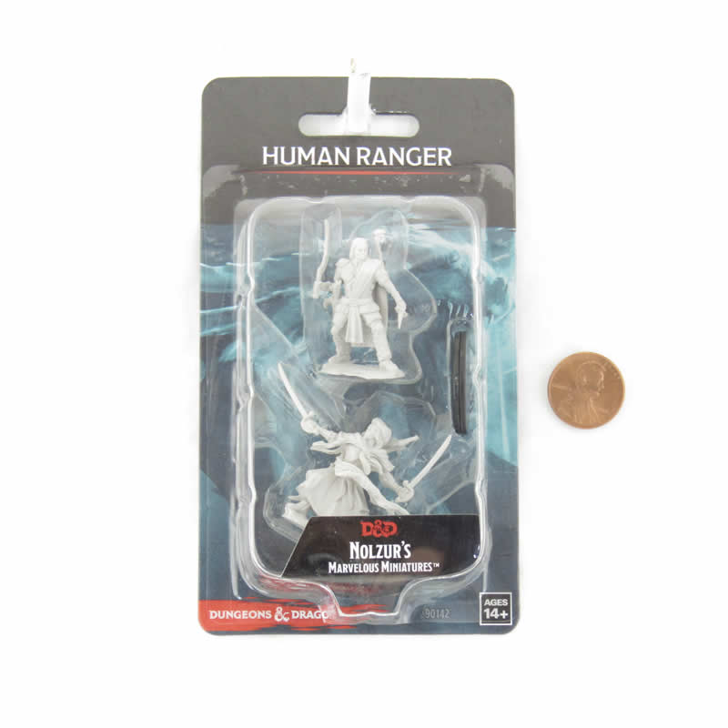 WZK90142 Human Ranger Male Nozurs Marvelous Miniatures D&D Unpainted Miniatures 2nd Image