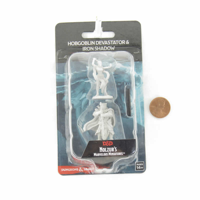 WZK90159 Hobgoblin Devastator and Iron Shadow Nozurs Marvelous Miniatures D&D Unpainted Miniatures 2nd Image