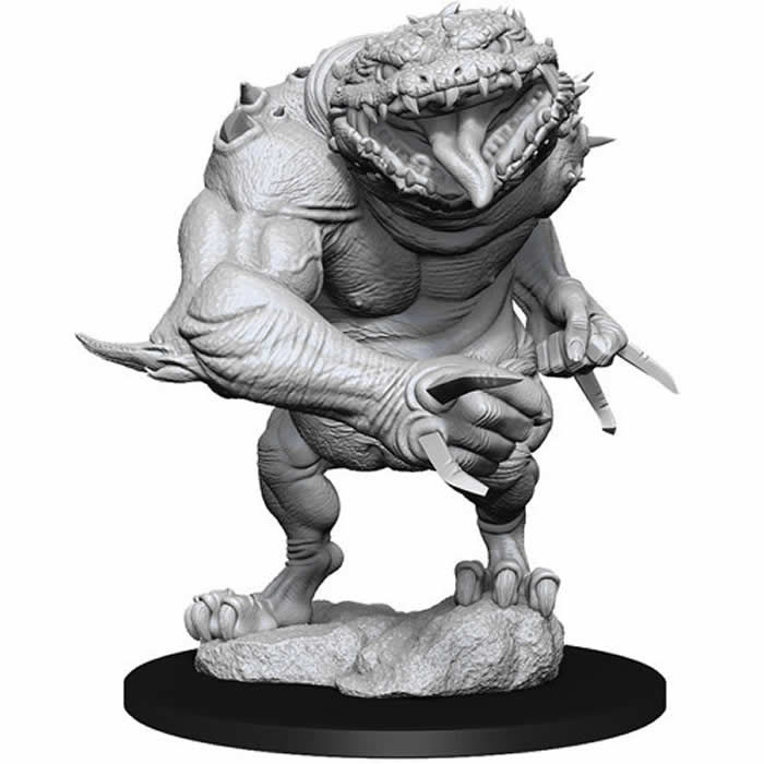 WZK90212 Blue Slaad Nozurs Marvelous Miniatures D&D Unpainted Miniatures Main Image