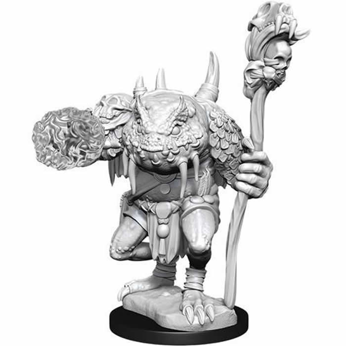 WZK90213 Green Slaad Nozurs Marvelous Miniatures D&D Unpainted Miniatures Main Image