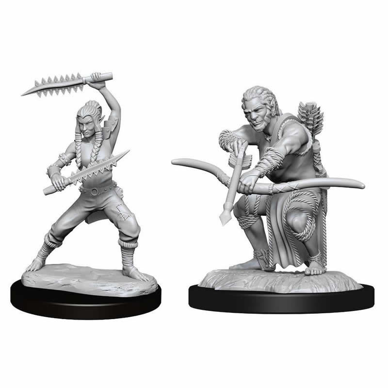 WZK90238 Shifter Ranger Male Nozurs Marvelous Miniatures D&D Unpainted Miniatures Main Image