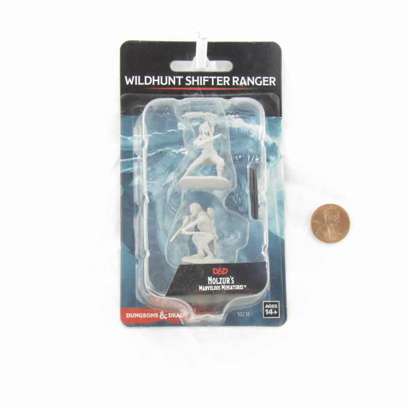 WZK90238 Shifter Ranger Male Nozurs Marvelous Miniatures D&D Unpainted Miniatures 2nd Image