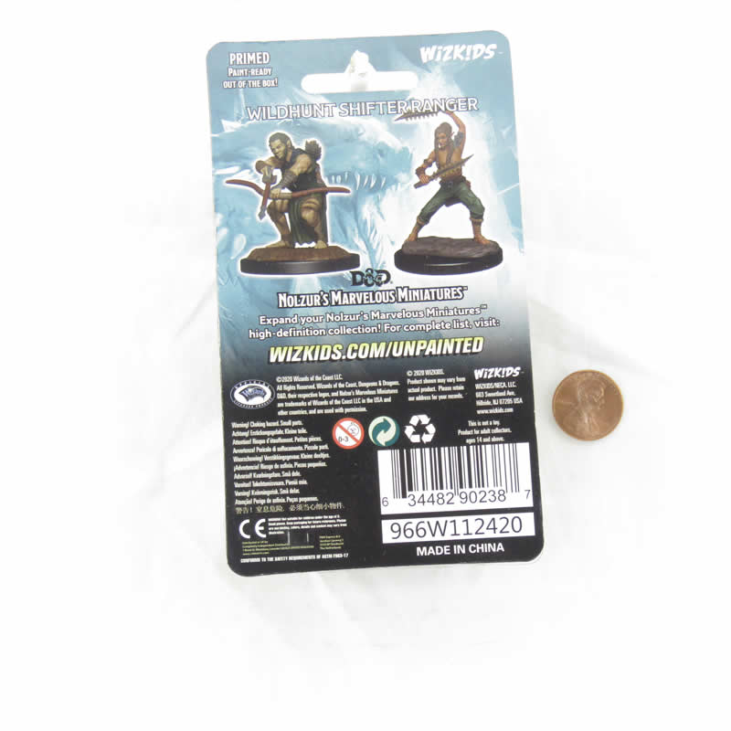 WZK90238 Shifter Ranger Male Nozurs Marvelous Miniatures D&D Unpainted Miniatures 3rd Image