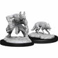 WZK90244 Jackalwere and Jackal Nozurs Marvelous Miniatures D&D Unpainted Miniatures Main Image