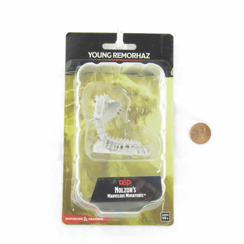 WZK90253 Young Remorhaz Nozurs Marvelous Miniatures D&D Unpainted Miniatures 2nd Image