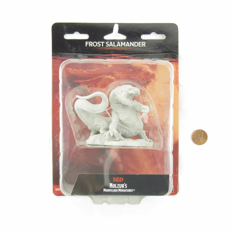 WZK90254 Frost Salamander Nozurs Marvelous Miniatures D&D Unpainted Miniatures 2nd Image