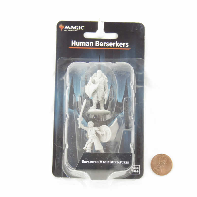 WZK90277 Human Berserkers Unpainted Magic Miniature Figures Deep Cuts 2nd Image