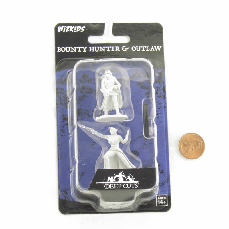 WZK90339 Bounty Hunter and Outlaw Miniature Figures Deep Cuts Unpainted Miniatures 2nd Image