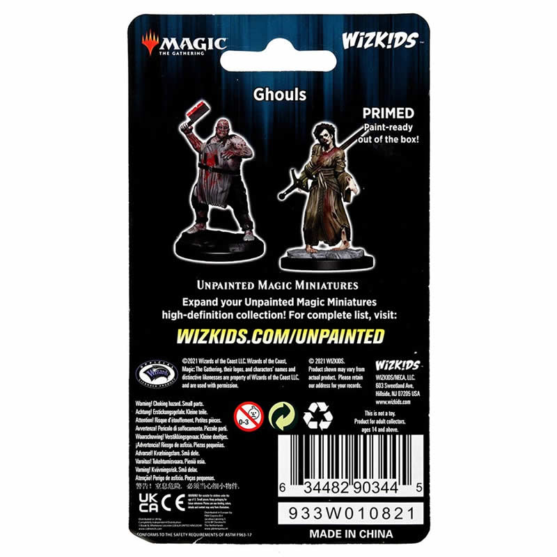 WZK90344 Ghouls Unpainted Magic Miniature Figures Deep Cuts 2nd Image