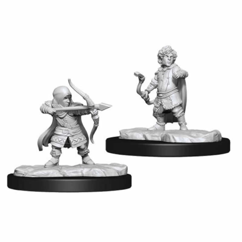 WZK90382 Lotusden Halfling Ranger Male Unpainted Miniatures Critical Role Series Figures 3rd Image