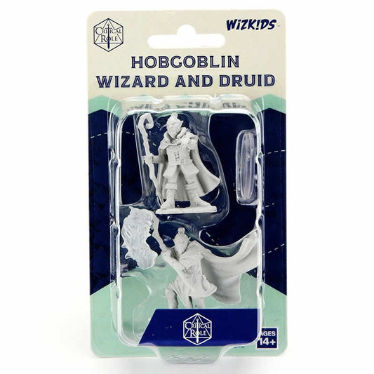 WZK90389 Hobgoblingob Wizard and Druid Male Unpainted Miniatures Critical Role Series Figures Main Image