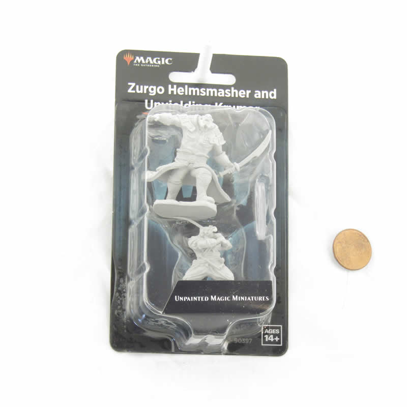 WZK90397 Zurgo Helmsmashe Unyielding Krumar Unpainted Magic Miniature Figures Deep Cuts 2nd Image