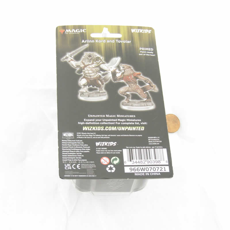 WZK90398 Arlinn Kord And Tovolar Unpainted Magic Miniature Figures Deep Cuts 3rd Image