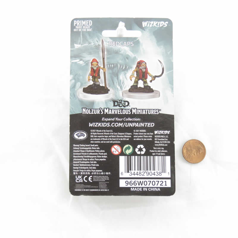 WZK90438 Redcaps Nozurs Marvelous Miniatures D&D Unpainted Miniatures 3rd Image