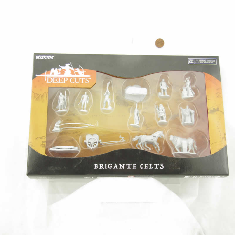 WZK90454 Brigante Celts Unpainted Miniature Figures Deep Cuts WizKids