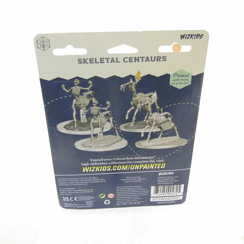 WZK90472 Skeletal Centaurs Unpainted Miniatures Critical Role Series Figures 3rd Image