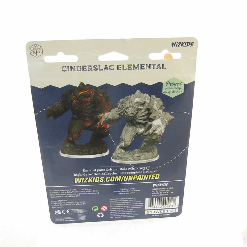 WZK90478 Cinderslag Elemental Unpainted Miniatures Critical Role Series Figures 3rd Image