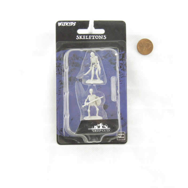 WZK90533 Skeletons Miniature Figure WizKids Deep Cuts Unpainted Miniatures