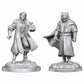 WZK90551 Human Sorcerer Merchant and Tiger Demon Unpainted Miniatures Critical Role Series Figures