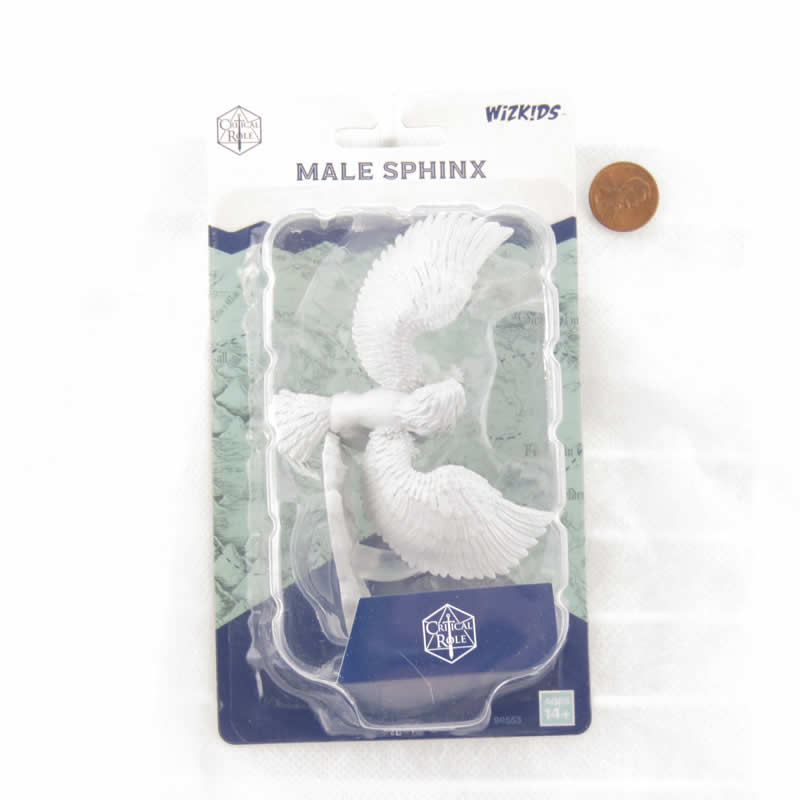 WZK90553 Sphinx Male Unpainted Miniatures Critical Role Series Figures