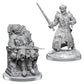 WZK90591 Dead Warlord Miniature Figure WizKids Deep Cuts Unpainted Miniatures