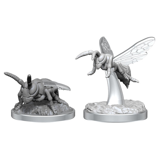 WZK90592 Murder Hornets Miniature Figure WizKids Deep Cuts Unpainted Miniatures