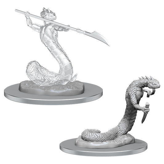 WZK90626 Serpentfolk and Serpent Unpainted Miniatures Critical Role Series Figures WizKids